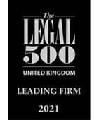 Legal 500 Top Tier Firm 2021